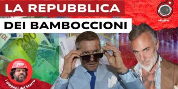 Sfondo con banconote. Lapo Elkann e Gianluca Vacchi in primo piano