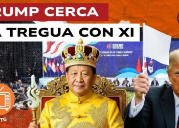 Summit ASEAN. Xi Jinping vestito da imperatore e Donald Trump in primo piano