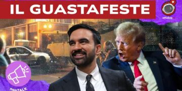 Contesto urbano. Zohran Mamdani e Donald Trump in primo piano