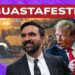 Contesto urbano. Zohran Mamdani e Donald Trump in primo piano