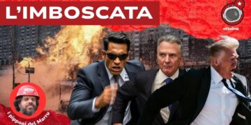 Esplosione in una città. Steve Witkoff e Donald Trump in primo piano