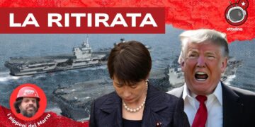 Portaerei cinesi. Sanae Takaichi mortificata e Donald Trump arrabbiato in primo piano