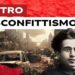 Scorcio di una città distrutta. Antonio Gramsci in primo piano