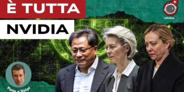 Jensen Huang, Ursula von der Leyen e Giorgia Meloni