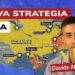 Mappa del fronte della guerra fra Russia e Ucraina. Davide Montingelli in primo piano