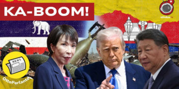 Missili schiantati. Sanae Takaichi, Donald Trump e Xi Jinping in primo piano