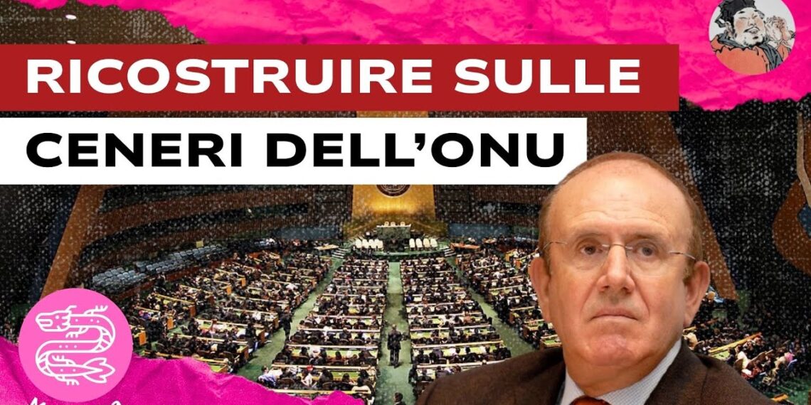 Seduta delle Nazioni Unite. Pino Arlacchi in primo piano