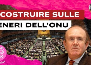 Seduta delle Nazioni Unite. Pino Arlacchi in primo piano