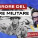 Tre militari in una foto in bianco e nero. David Colantoni in primo piano