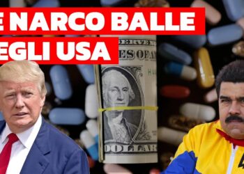 Donald Trump, un rotolo di dollari fermato con l'elastico e Nicolas Maduro
