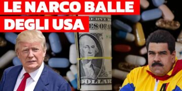 Donald Trump, un rotolo di dollari fermato con l'elastico e Nicolas Maduro