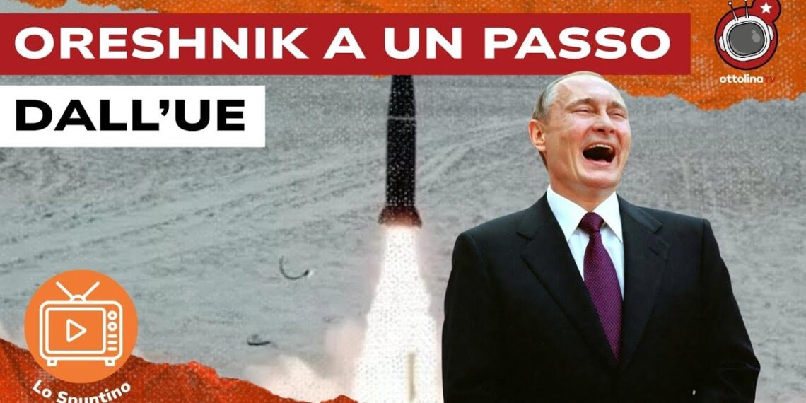 Lancio di un Oreshnik. Vladimir Putin che ride in primo piano