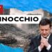 Una città ucraina bombardata. Volodymyr Zelensky contrito in primo piano