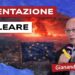 Esplosione atomica e bandiera dell'Ue stracciata. Gianandrea Gaiani in primo piano