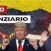 Grafico borsistico e titoli di Stato USA. Donald Trump e Xi Jinping in primo piano
