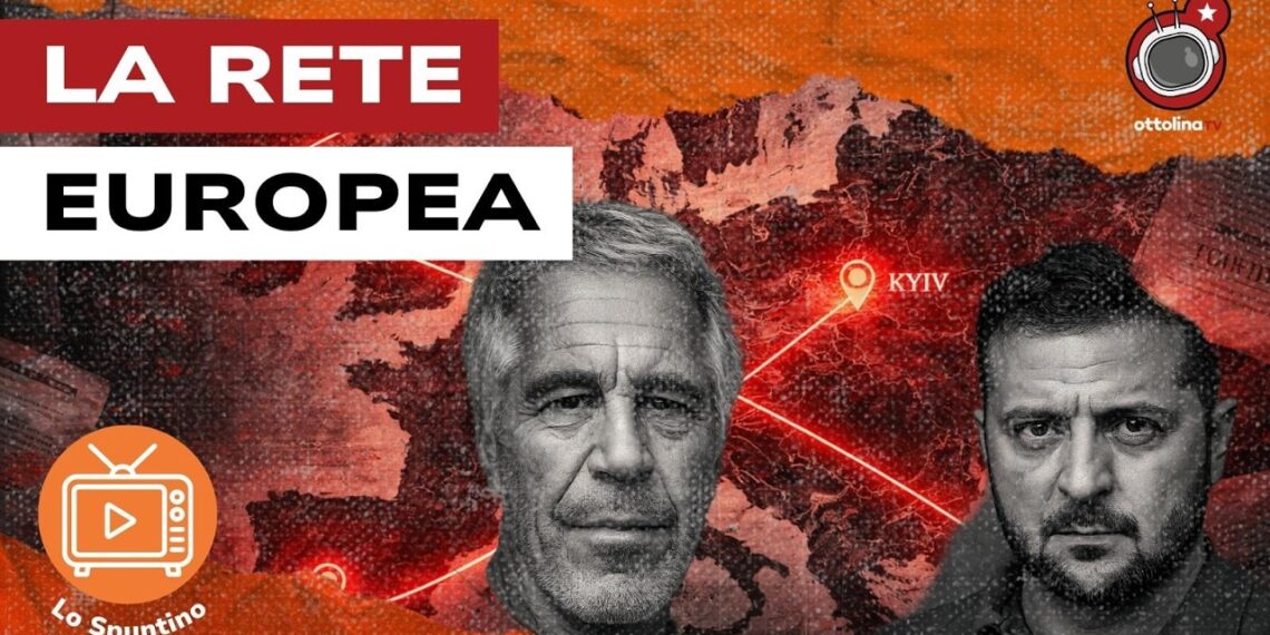 Mappa dell'Ucraina. Jeffrey Epstein e Volodymyr Zelensky in primo piano