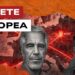 Mappa dell'Ucraina. Jeffrey Epstein e Volodymyr Zelensky in primo piano