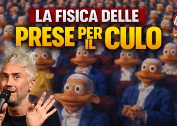Pubblico di Sanremo trasformato in papere dall'IA della Tim. Vincenzo Schettini in primo piano