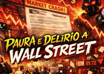 Scena di panico a Wall Street