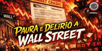 Scena di panico a Wall Street