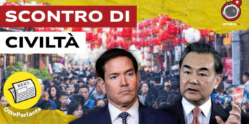 Strada cinese affollata. Wang Yi e Marco Rubio in primo piano