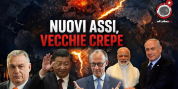 Victor Orban, Xi Jinping, Friedrich Merz, Narendra Modi e Benjamin Netanhyau