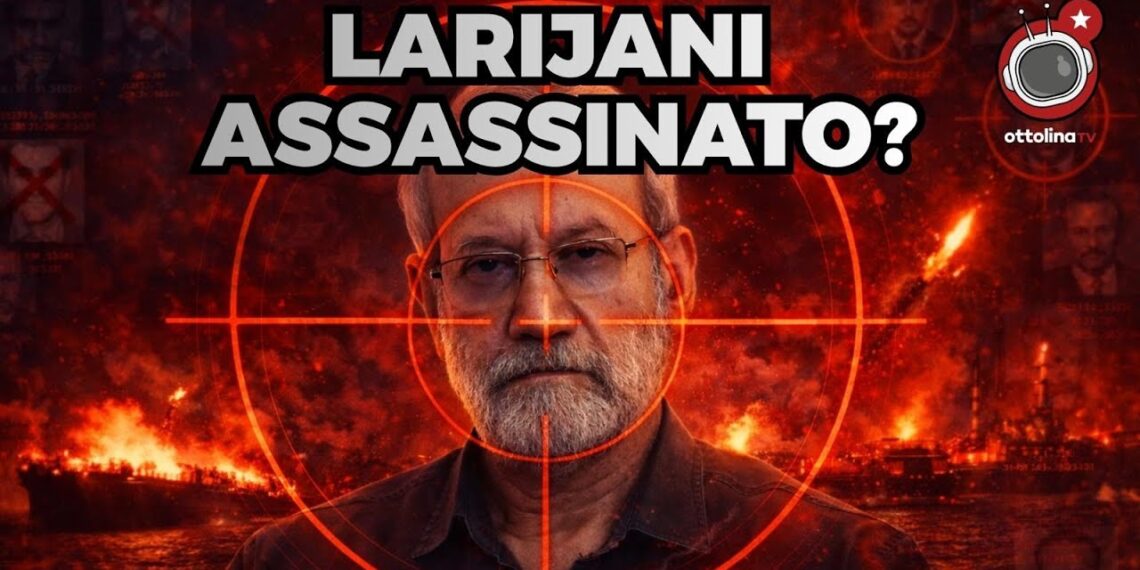 Ali Larijani al centro di un mirino