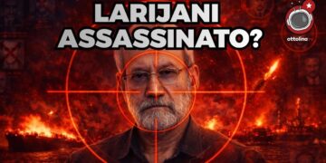 Ali Larijani al centro di un mirino