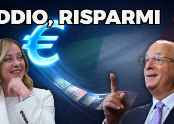 Euro che volano via. Giorgia Meloni e Larry Fink in primo piano