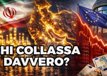Immagini che evocano la guerra in Iran e il tracollo economico dell'Europa