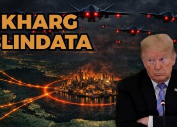 Isola di Kharg. Donald Trump in primo piano