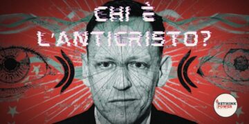 Peter Thiel con disegno esoterico in trasparenza