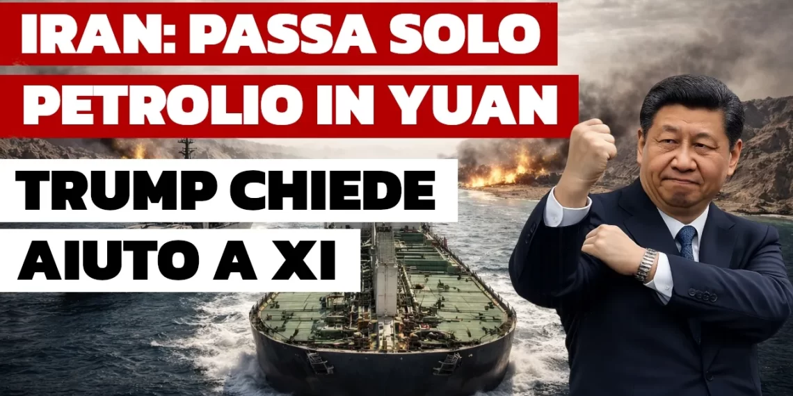 Stretto di Hormuz. Xi Jinping fa il gesto dell'ombrello in primo piano
