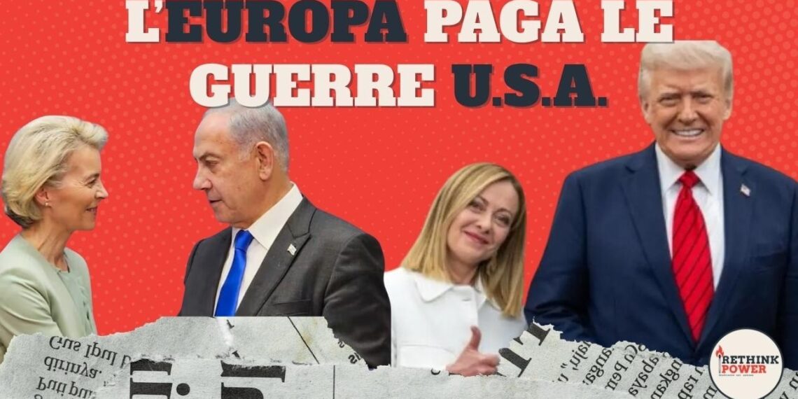 Ursula von der Leyen, Benjamin Netanhyau, Giorgia Meloni e Donald Trump