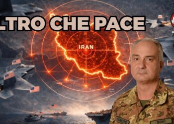 Aereo da guerra in picchiata verso l'Iran. Maurizio Boni in primo piano