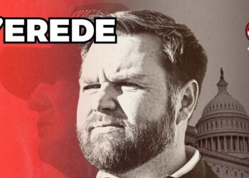 Il Campidoglio USA sullo sfondo. JD Vance in primo piano