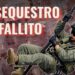 Immagine satellitare di un complesso militare. Soldato USA aggrappato a una fune in primo piano