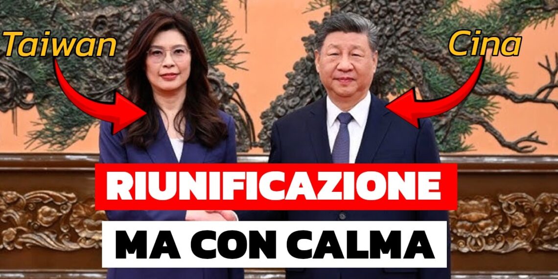 Incontro ufficiale fra Cheng Li-wun e Xi Jinping