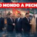 Leader cinesi stringono la mano a leader spagnolo, vietnamita, emiratino e russo