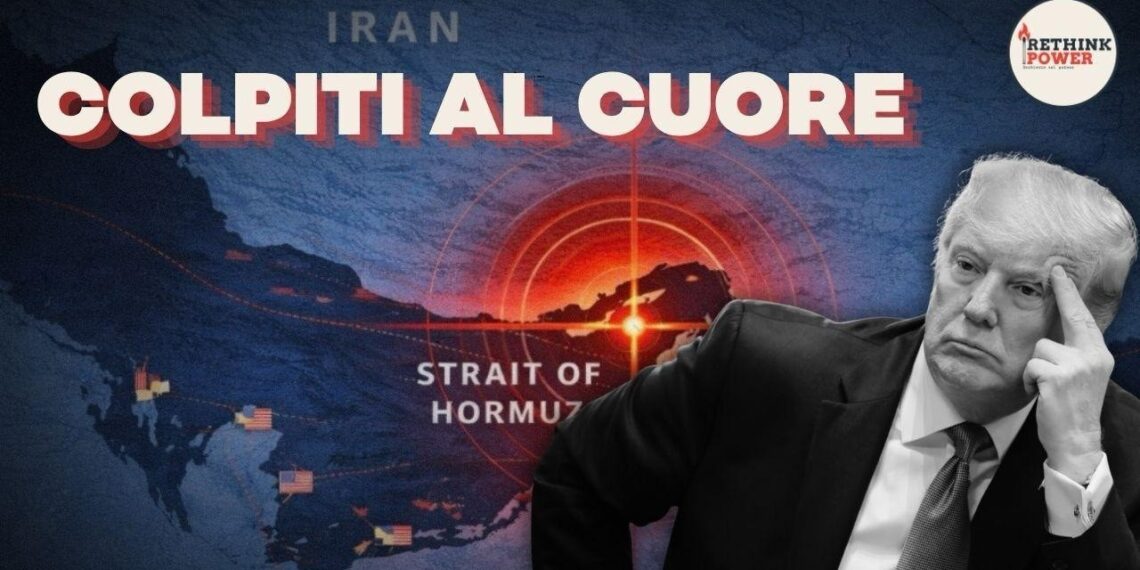 Mirino sullo Stretto di Hormuz. Donald Trump pensieroso in primo piano