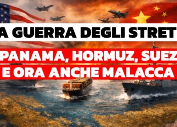 Navi portacontainer nello Stretto di Hormuz