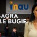 Bambini uruguayani orfani sullo sfondo. Nicole Minetti in primo piano