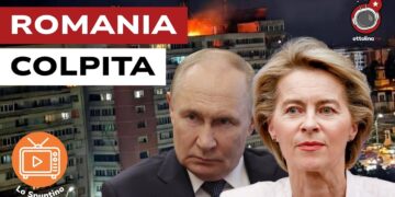 Città rumena colpita. Vladimir Putin e Ursula von der Leyen in primo piano