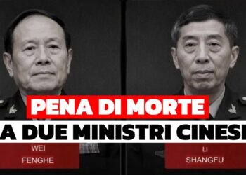 Foto segnaletiche di Wei Fenghe e Li Shangfu