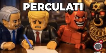 Frame di un video della Lego della resistenza iraniana