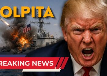 Portaerei colpita da missili. Donald Trump furibondo in primo piano