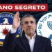 Simboli della CIA e del Mossad. Mahmoud Ahmadinejad in primo piano