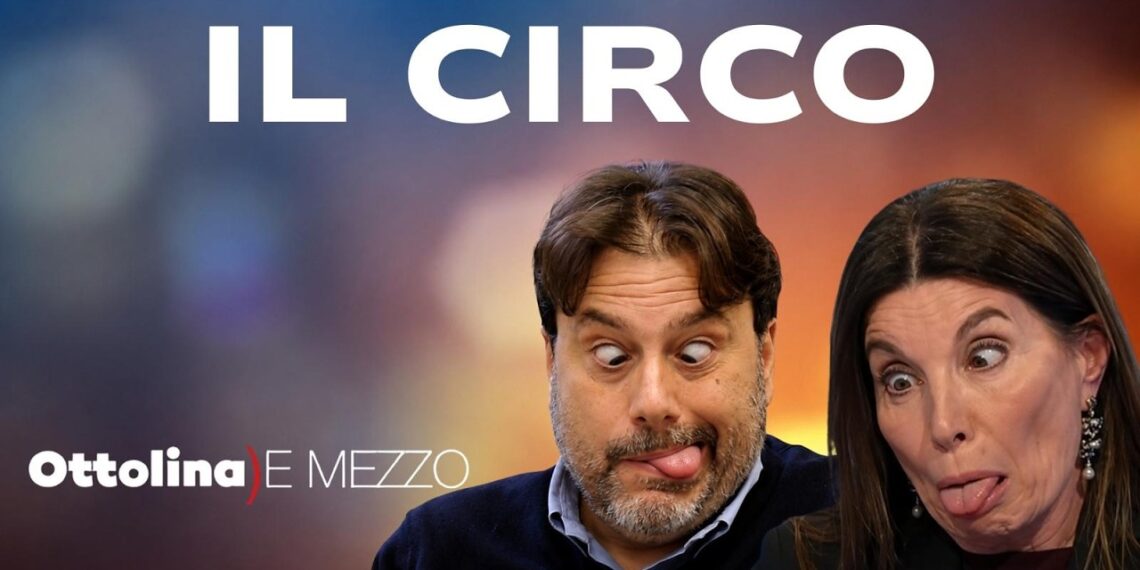 Tomaso Montanari e Mariolina Sattanino fanno boccacce con gli occhi storti