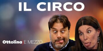 Tomaso Montanari e Mariolina Sattanino fanno boccacce con gli occhi storti
