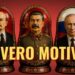 Tre matrioske con i volti di Lenin, Stalin e Putin